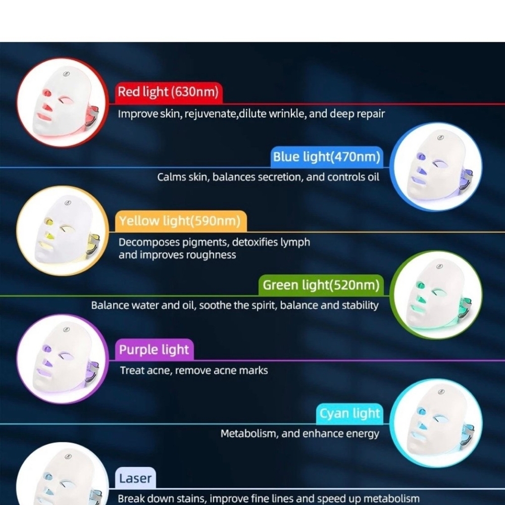 LED Light Facial Beauty Instrument - Picture 4 of 10